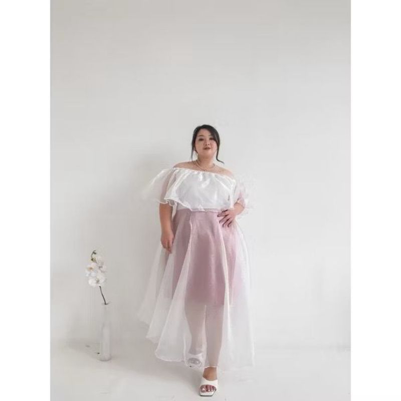 Graisse Toussaint Namoryz Dress - Gaun Pesta Wedding Kondangan Party Mewah Anggun - Bigsize Big Size