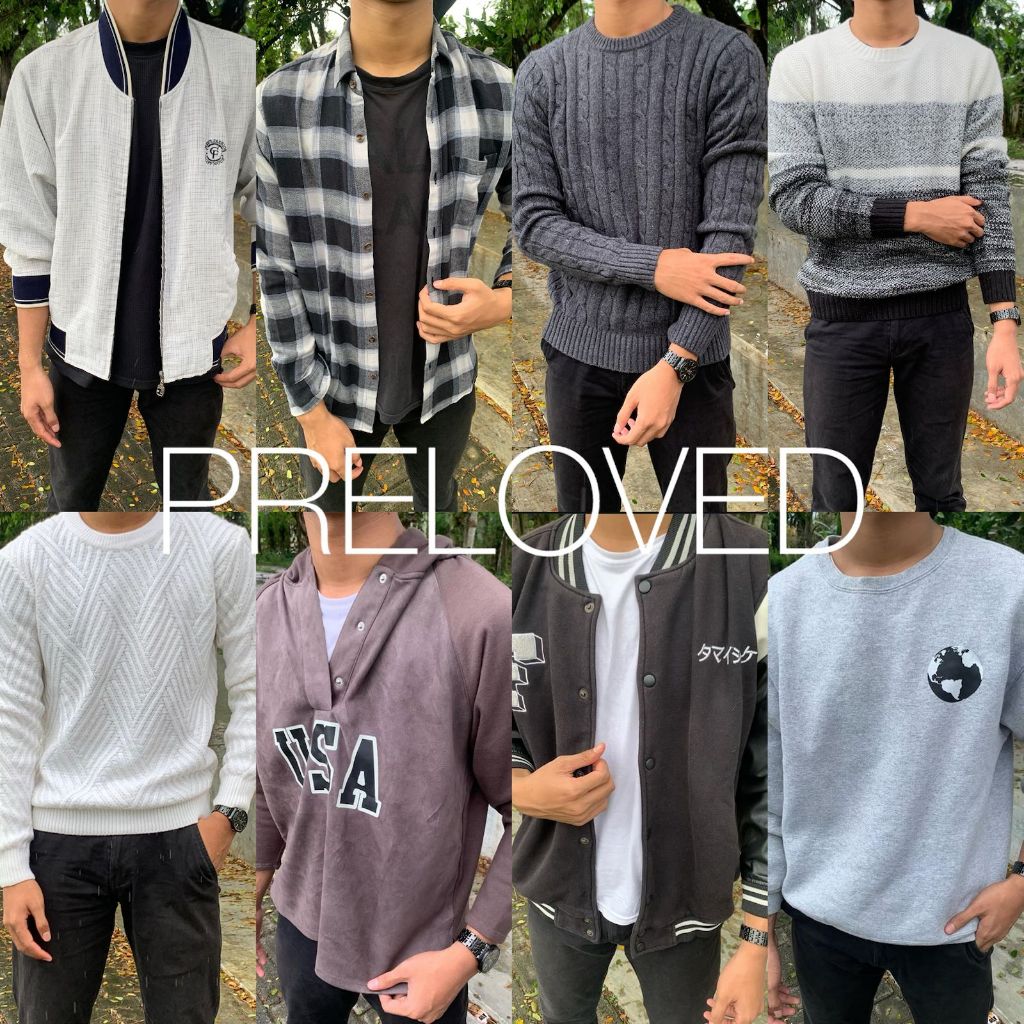 [PRELOVED] SWEATER / KEMEJA FLANEL / JAKET / KNITWEAR
