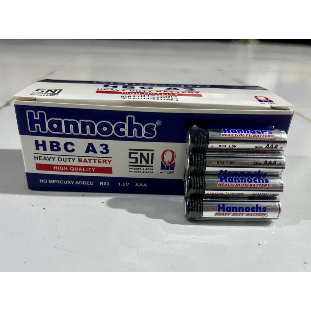 Baterai Baterry Hannocs AAA A3 / Batrei Panasonic AAA A3 Per Biji