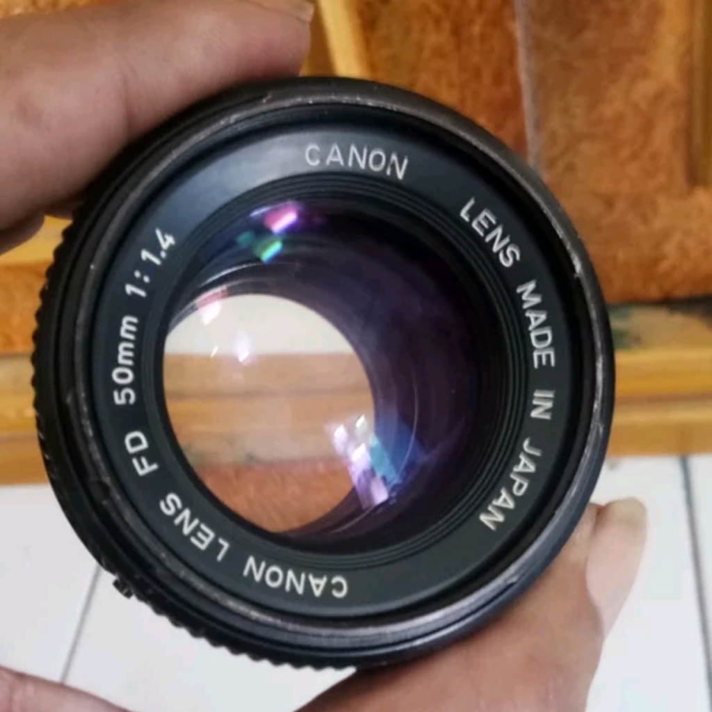 lensa canon fd 50 mm f 1.4