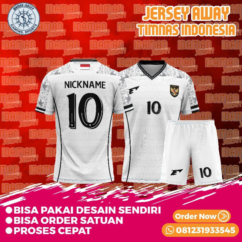 JERSEY AWAY TIMNAS INDONESIA