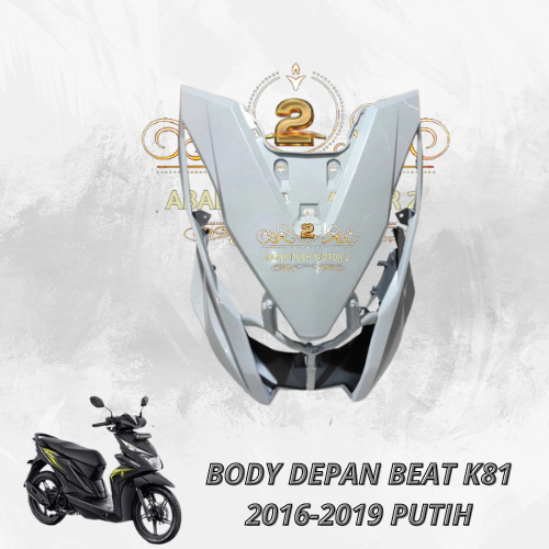 cover front kap tameng panel depan beat esp new eco beat street k81 putih original ABS