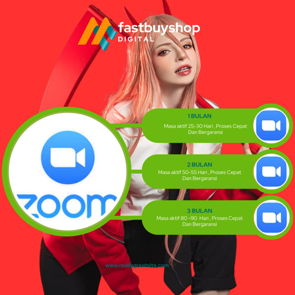 Zoom Pro 100 500 1000 Peserta HARIAN  Termurah