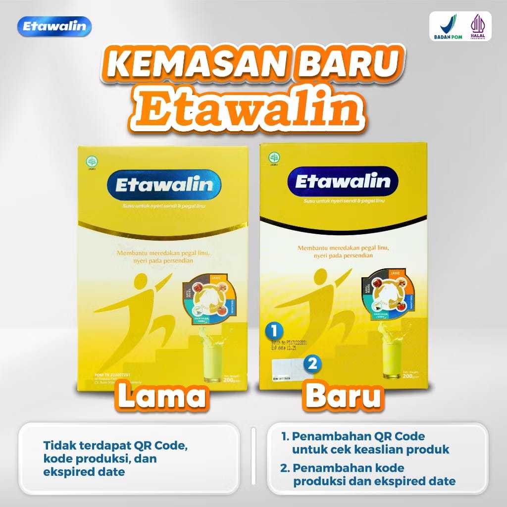 

ETAWALIN PAKET 2 BOX - Susu Kambing Etawa Untuk Mengatasi Pegel Linu dan Nyeri Sendi Halal BPOM