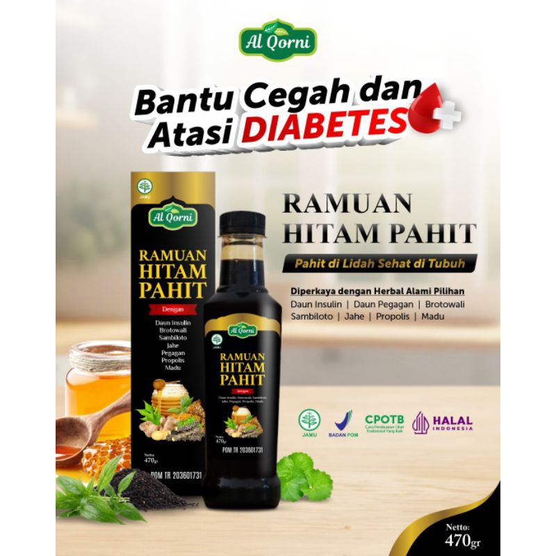 

Ramuan Hitam Pahit isi 470 gram