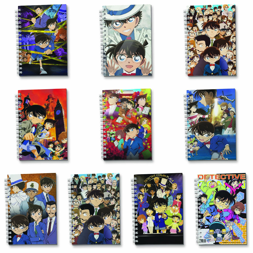 

Note Book Spiral Large (10 cm X 14 cm) Detective Conan / Notebook A6 Custom / Seminar Kit Surabaya