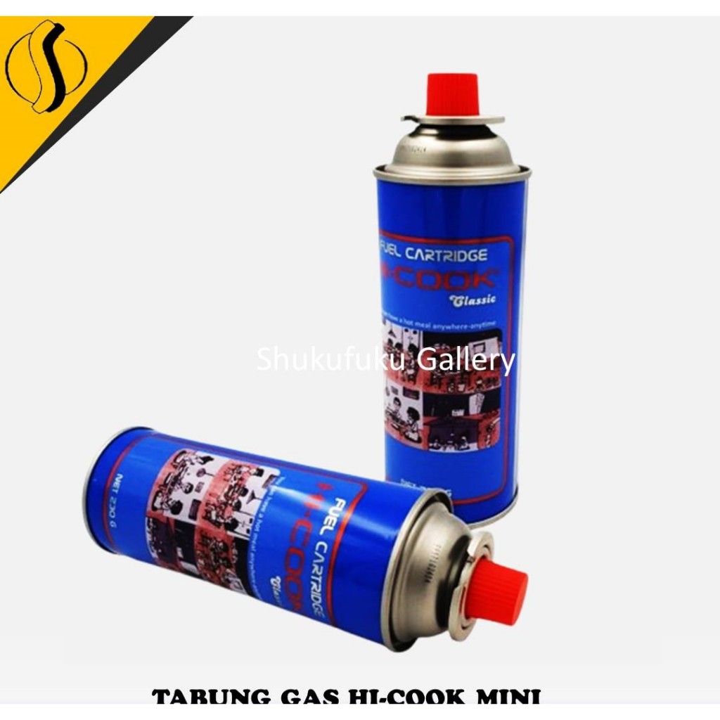 TABUNG GAS HI-COOK MINI 230 GRAM/ TABUNG GAS MINI PORTABLE