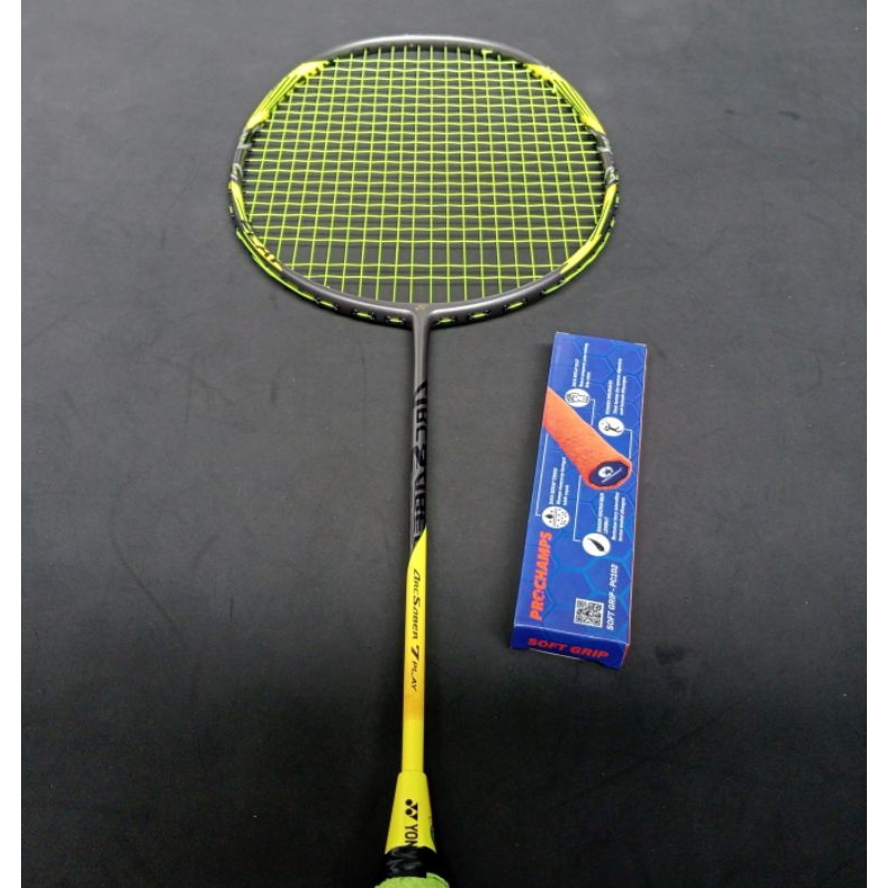 Raket bulutangkis badminton bekas second original yonex arcsaber 7 play