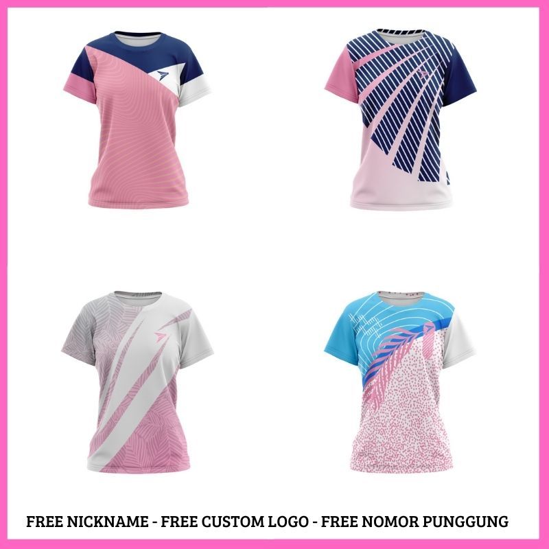 dStore - Jersey Badminton Wanita Kaos Badminton Wanita Jersey Bulu tangkis Wanita Kaos Bulu tangkis 