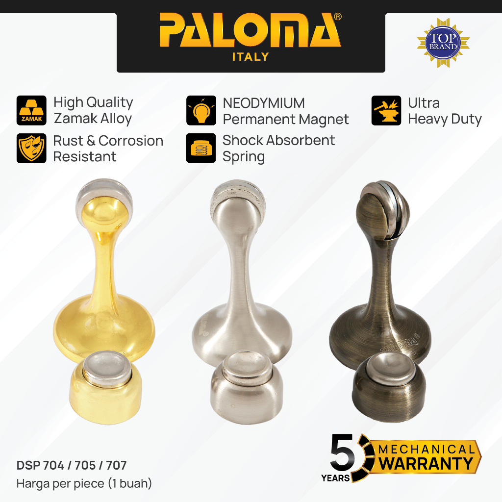 PALOMA Door Stopper Penahan Pintu Magnet Door Stop Stoper Magnetic Dinding Tembok Wall Pengganjal Ga