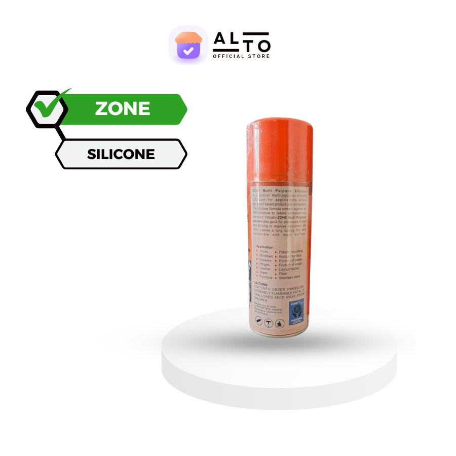 

Banikko76 Zone Silicone Spray [400Ml] Pelumas Silikon Lubricant Multi Purpose
