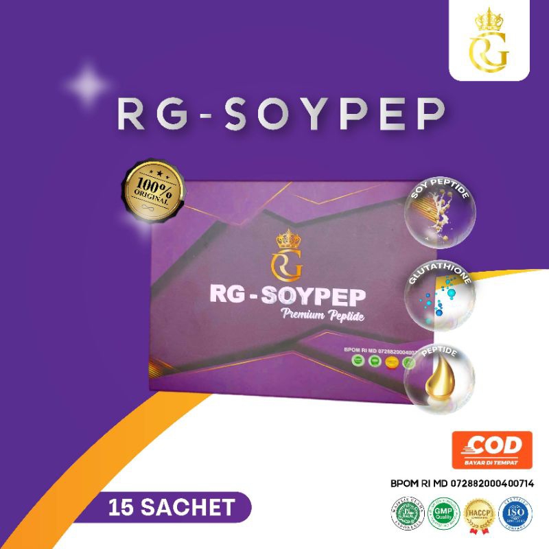 RG Soypep Premium Peptide Suplemen Regenerasi Sel Tubuh obat kangker stroke Diabetes