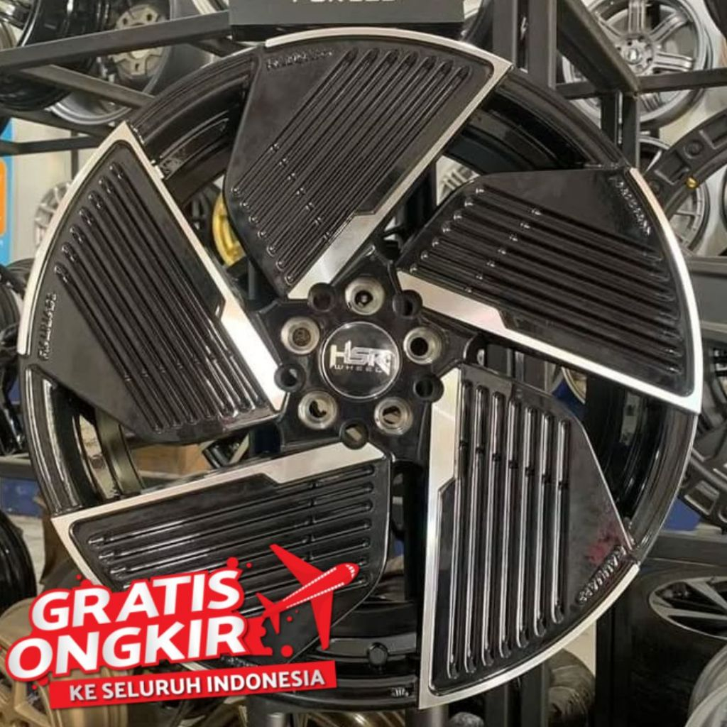 Velg Hsr Raijua R18 Pcd 5x100/114,3 Velg Untuk Altis Sienta Innova Camry Accord Dlln