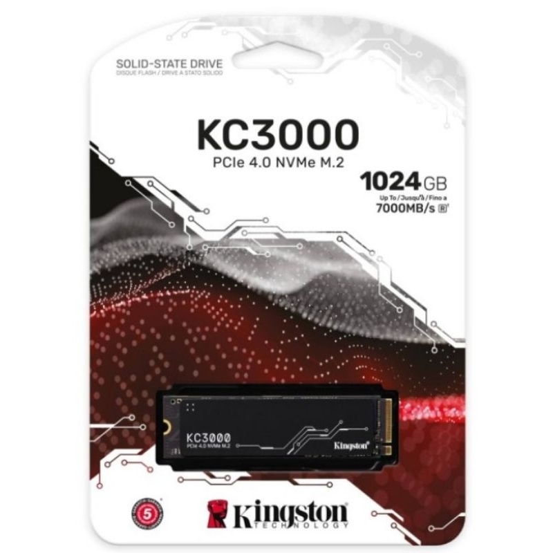 SSD KINGSTON KC3000 M.2 NVMe 2280 PCIe Gen4 x4 - 1TB