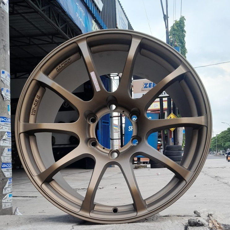 Velg Mobil Ring 18 Pajero Fortuner Hilux Double HSR HIROSHIMA R18 Warna Bronze