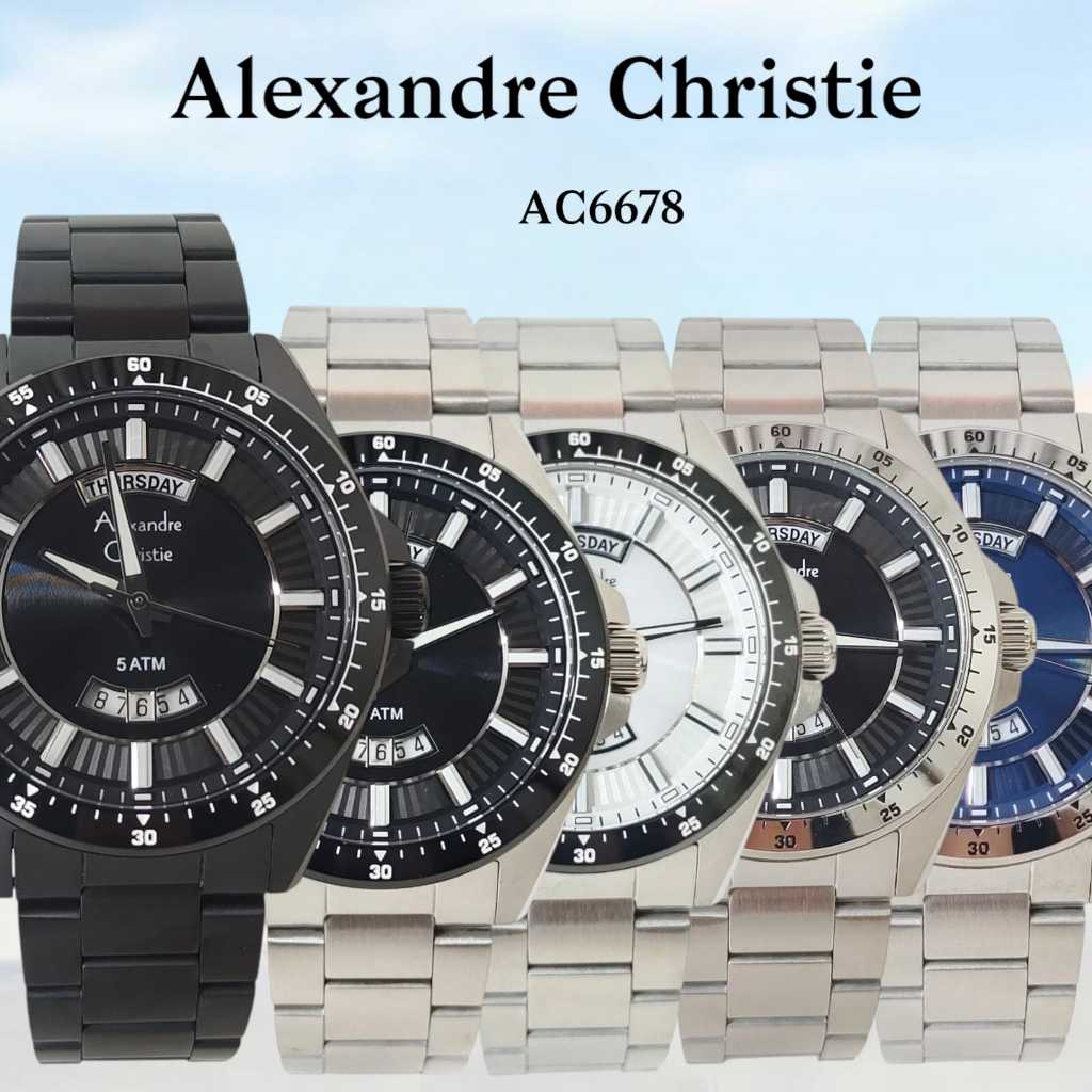 Jam Pria Alexandre Christie AC6678 AC 6678 Original Garansi Resmi Alexander Christie
