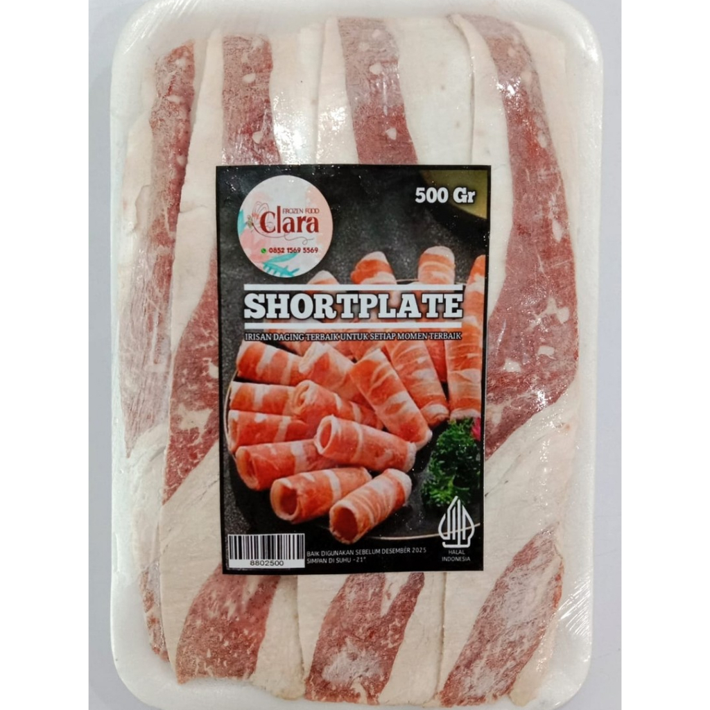 

CLARA BEEF SLICE SHORTPLATE 500G