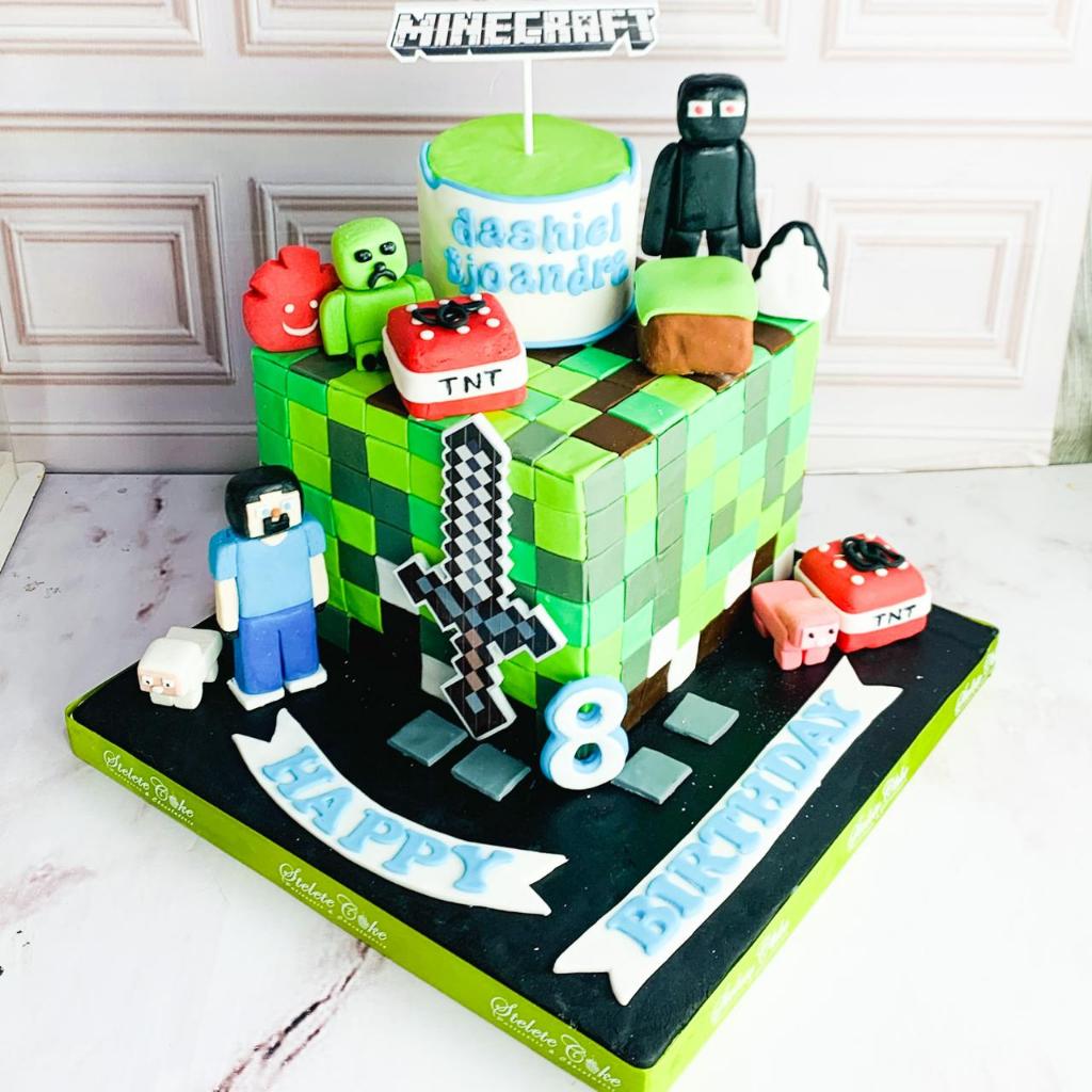 

Kue Ulang tahun/birthday Cake/Kue Ultah Minecraft/Kue Birthday Jakarta