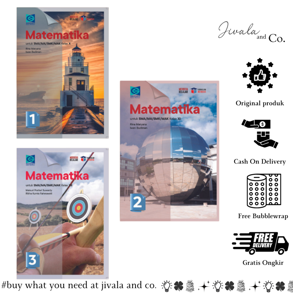 GRAFINDO SMA - Matematika Kelas 10,11,12 Kurikulum Merdeka