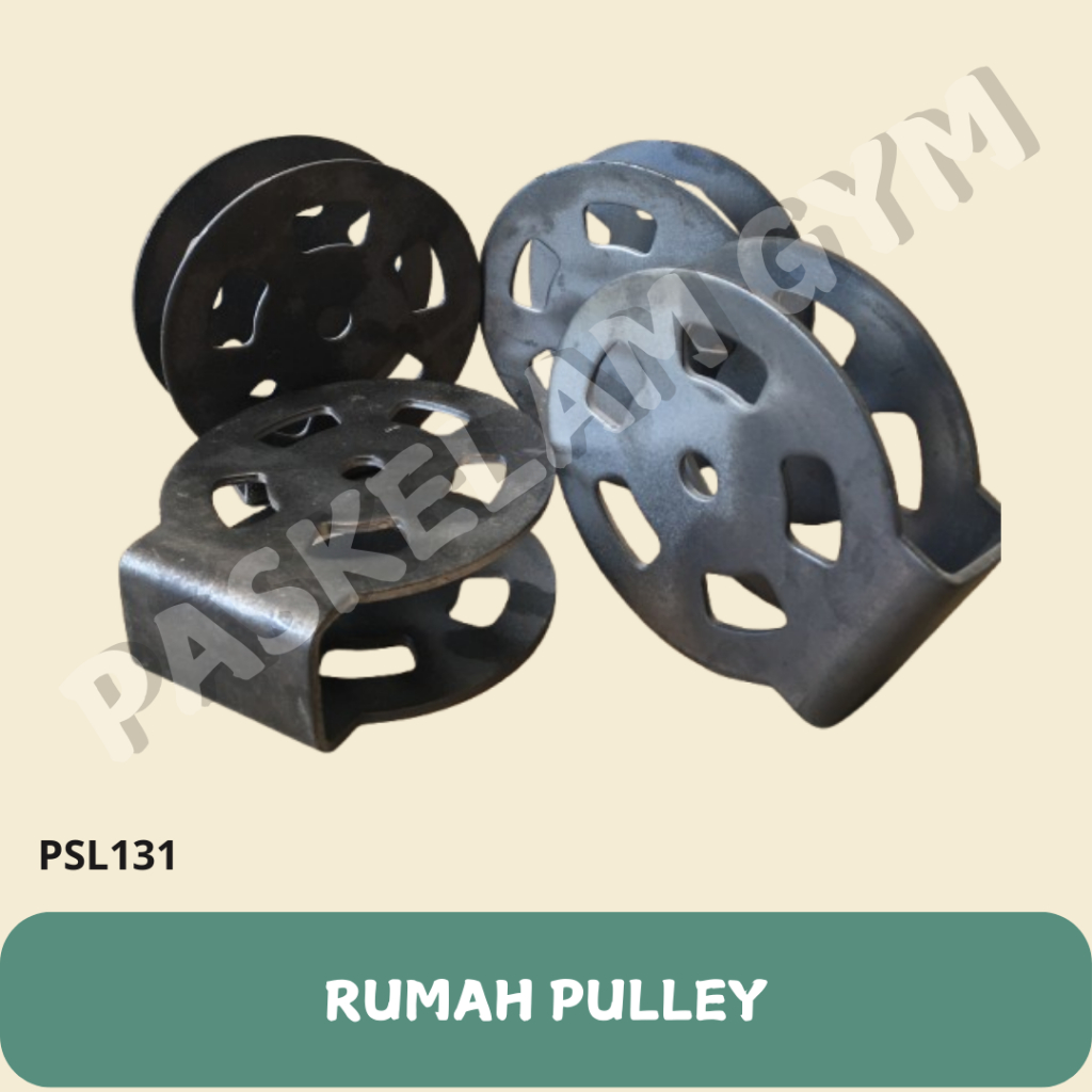 Sparepart Alat Fitness Rumah Pulley Dudukan Roda Katrol Kabel Gym