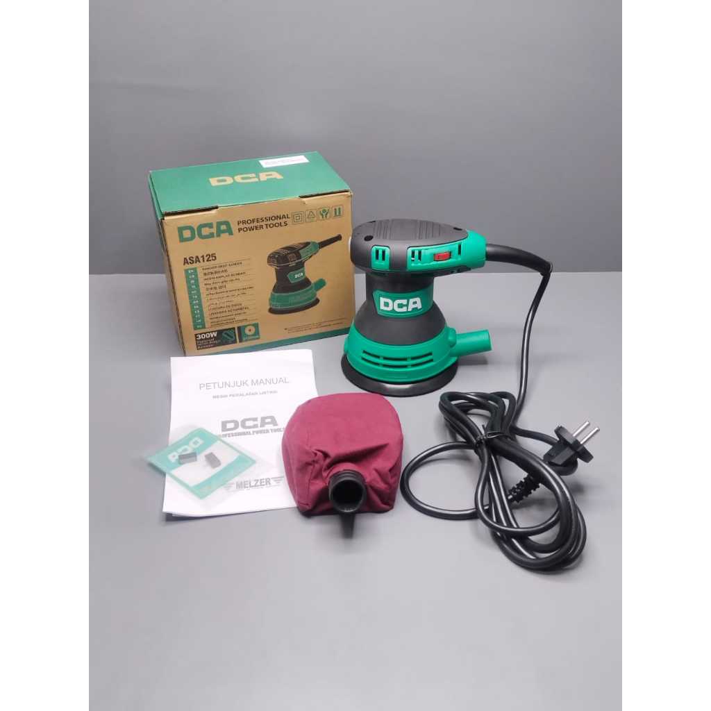Mesin Amplas Bulat Velcro DCA 5 Inch Mesin Amplas Bulat Orbital Sander DCA ASA125