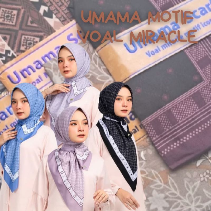 Segiempat Umama Voal Miracle Motif Icon / Umama Motif