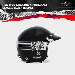Marzano x Pee Wee Gaskins - Classic Black Helmet