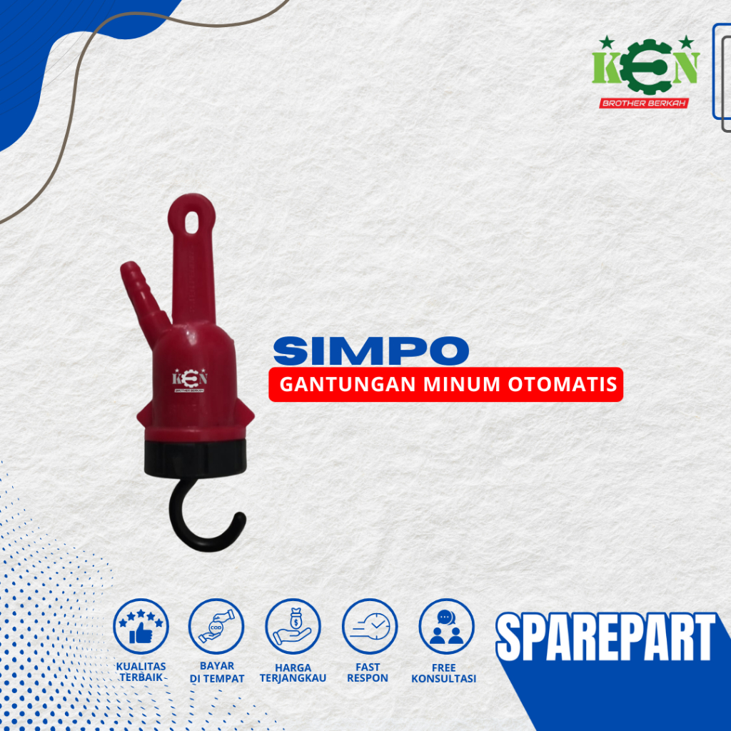 Simpo Sparepart TMAO Cup Mekanis dan Gantungan untuk TMAO