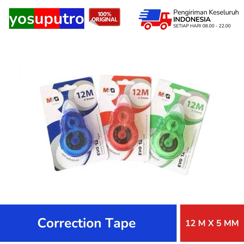 

M&G Correction Tape PIta Koreksi Tip-x Kertas Evo 12M*5mm