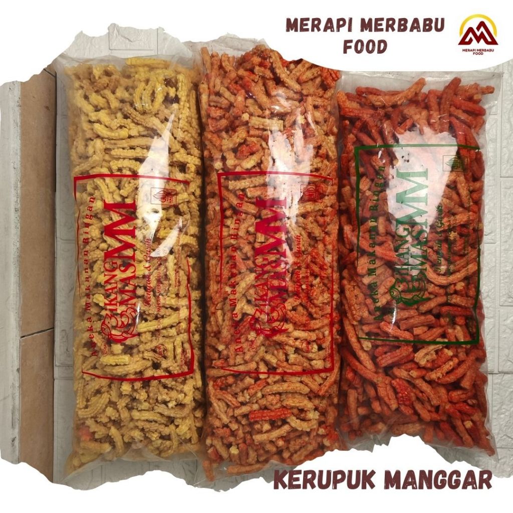 

Merapi Merbabu Food Kerupuk Manggar Pedas 1 Bal Original Pedas