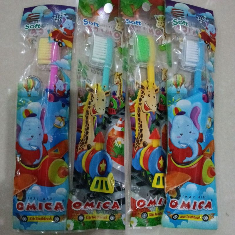 Sikat Gigi Anak Omica 150 Helm | Omica Sikat Gigi Anak 5 Tahun