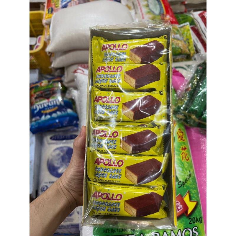 

APOLLO CAKE COKLAT MALAYSIA ISI 24 PCS - BOLU MALAYSIA - CAKE MALAYSIA - BOLU MALAYSIA COKLAT - APOLLO COKLAT