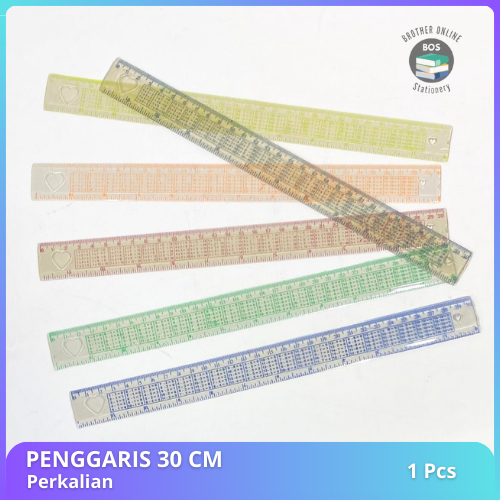 

BOS Penggaris Symbol Perkalian Pembagian Penggurangan Tambahan Penggaris 30cm