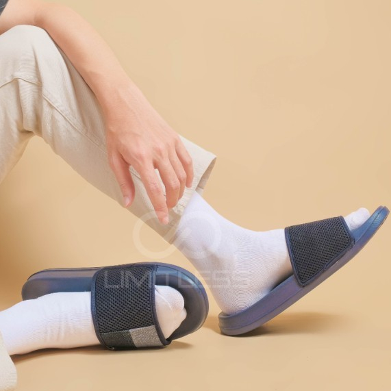 Sandal Slide Pria PEDRO Kekinian Sendal Slop Cowok Dewasa Casual Empuk - PEDRO