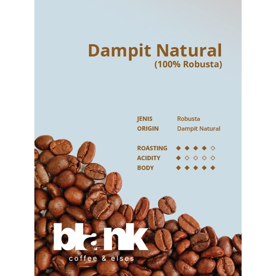 

Biji Kopi Robusta - Dampit Natural