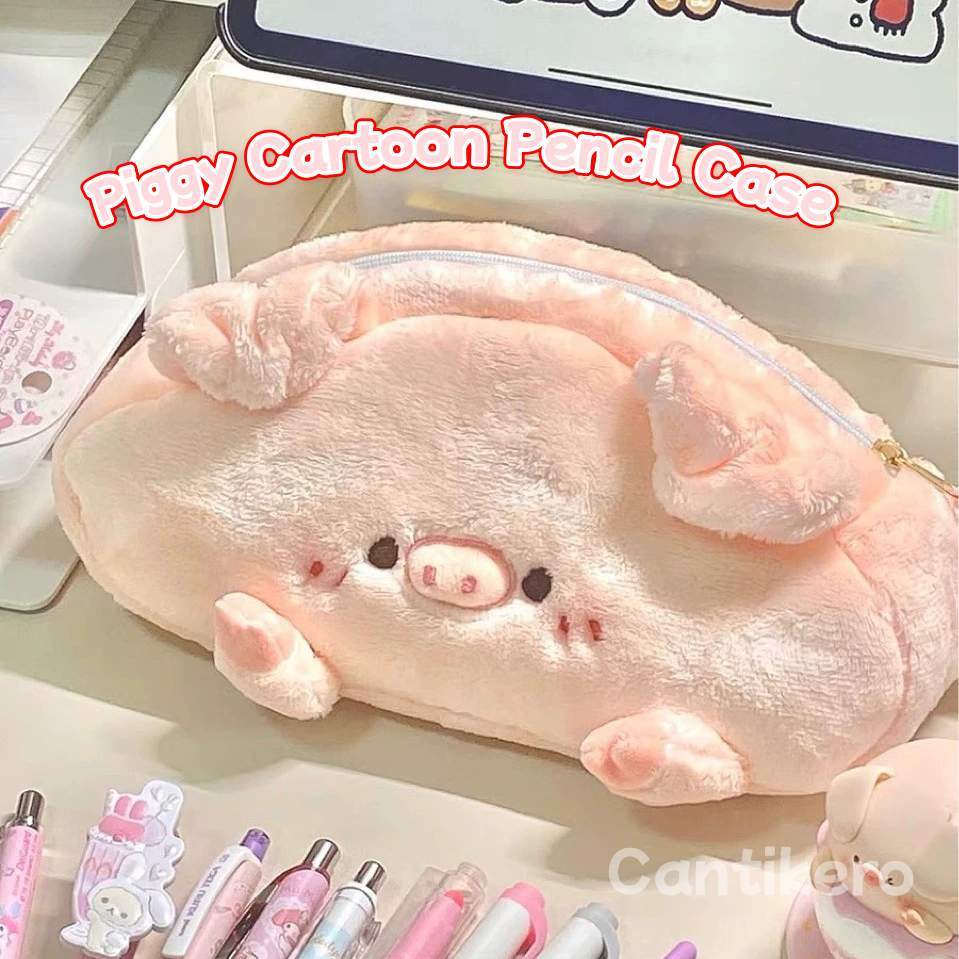 

Tempat Pensil Resleting Lucu Pink Piggy /Pencil Case Cartoon / /Tempat Pensil Alat Tulis/ 3D Karakter Kotak Pensil Anak Sekolah