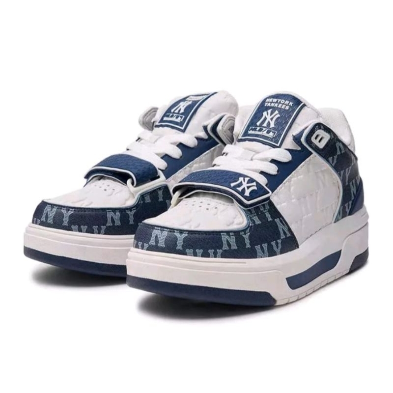 Sepatu MLB Chunky Liner High NY Yankees Denim / MLB Original
