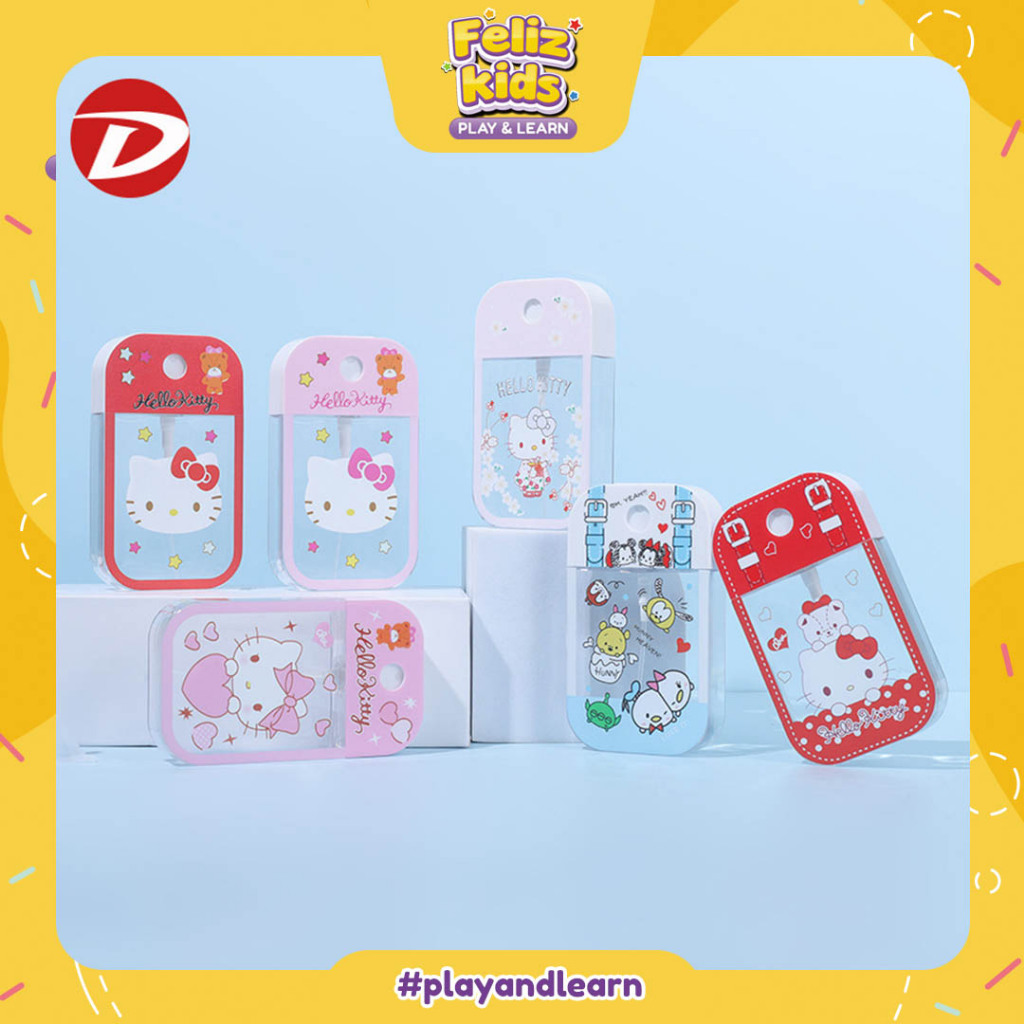 

[FELIZKIDS] [FK391] Cute SANRIO Hand Sanitizer Bottle Botol Hand Sanitizer botol isi ulang sanitizer