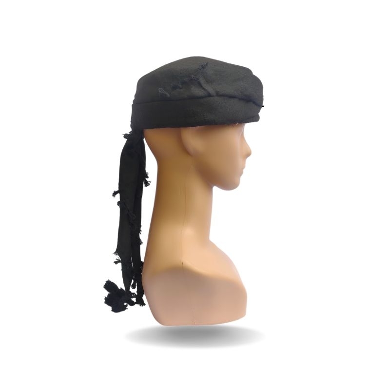 Peci kopiah  sorban   hitam polos