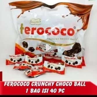 

Ferococo Crunchy Choco Ball Snack Cemilan Cokelat ( 1 Pack )