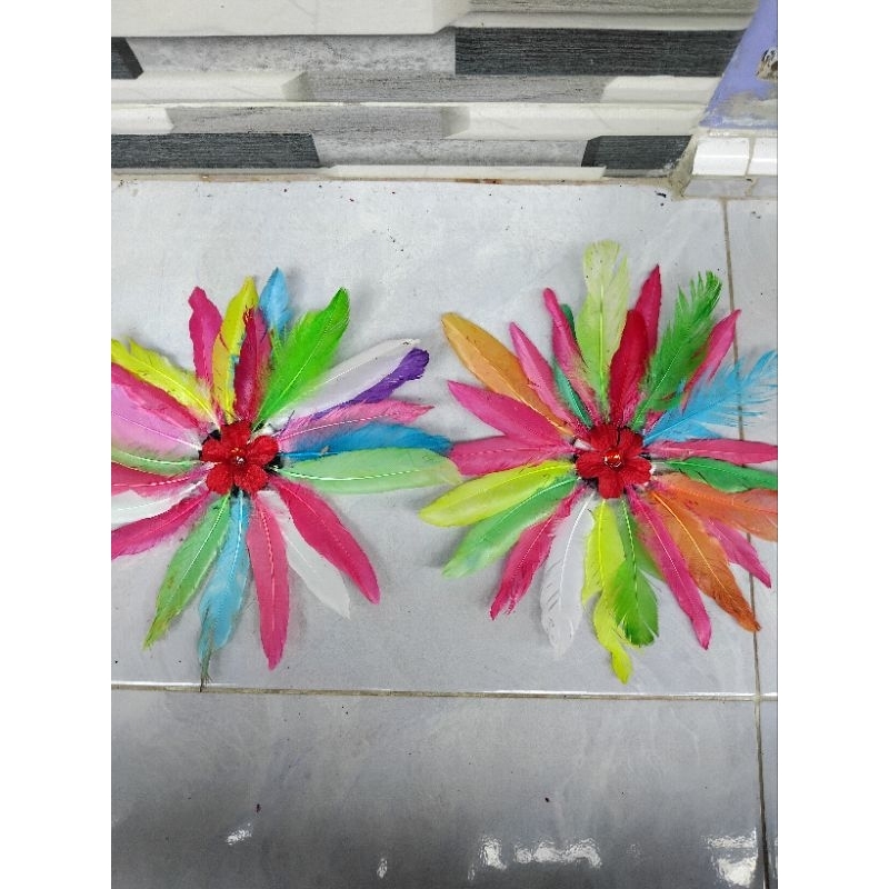 cicin bulu tarian anak 2  warna warni