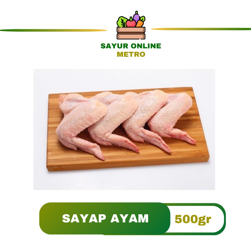 

Sayap Ayam Segar 500 gr - Sayur Online Metro