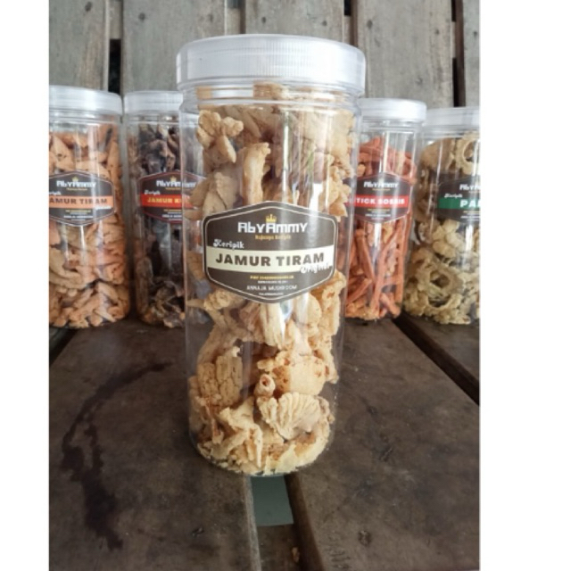 

SNACK JAMUR TIRAM ORIGINAL RENYAH DAN GURIH KEMASAN TOPLES