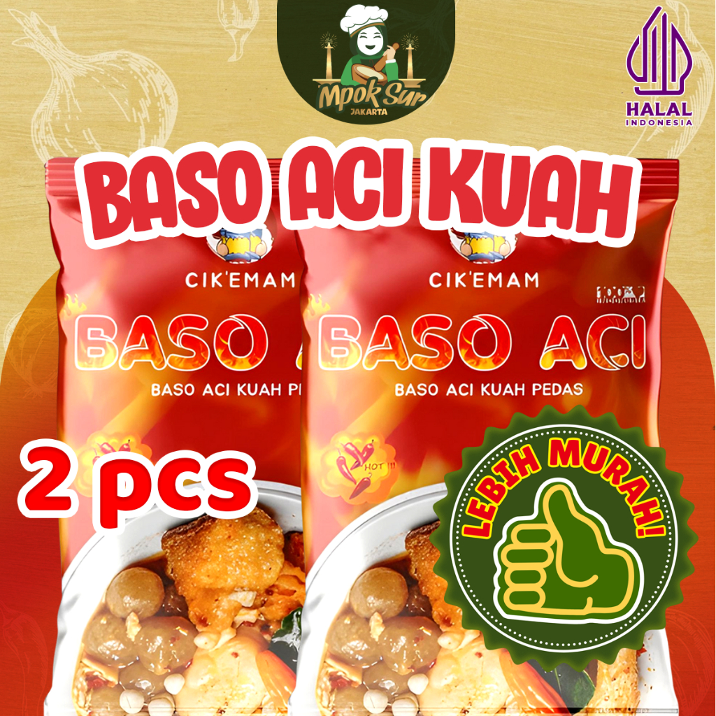 

Mpok Sur - Paket Hemat Baso Aci Cikemam isi 2