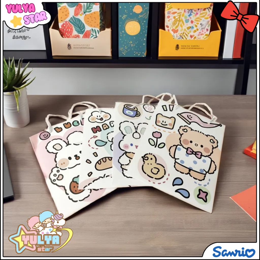 

Tas Paper Gift bag Cartoon animals lucu