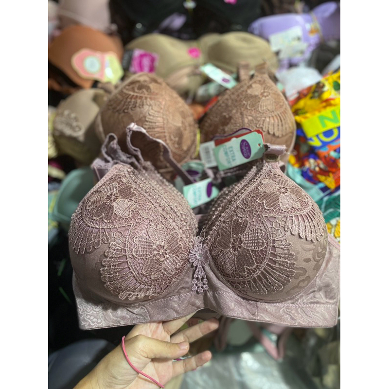 bra brukat simiqi /BH simiqi brukat kait 3 tanpa kawat cup C