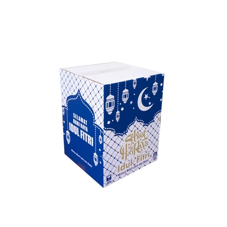 

Box Parcel 25X25X33 (Kecil) Biru Kardus Paarcel Lebaran Hari Raya Idul Fitri
