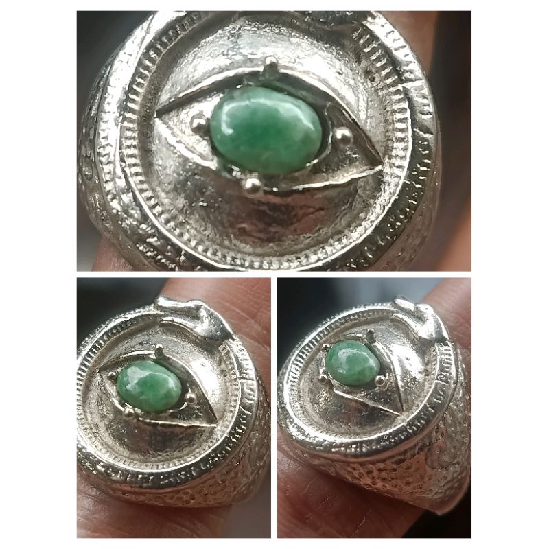 natural Zamrud Colombia ring mata