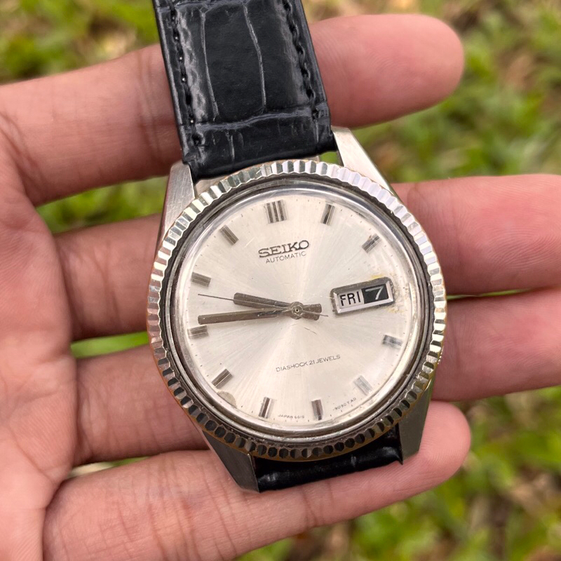 jam tangan vintage Seiko 5 Sportmatic President Automatic japan 6119 fashion jadul kuno antik pria c