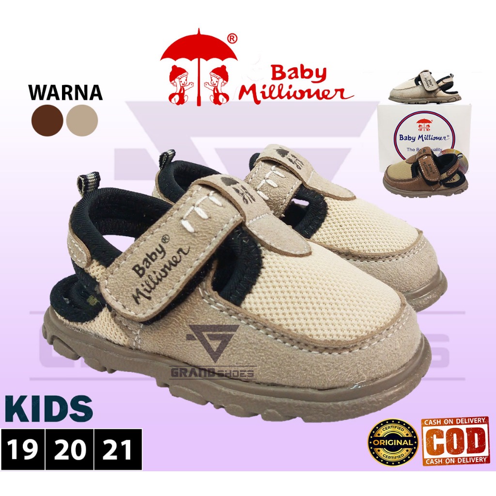 Baby millioner BMBA 522 515 sepatu sandal bustong anak laki laki ringan lentur kasual ORIGINAL